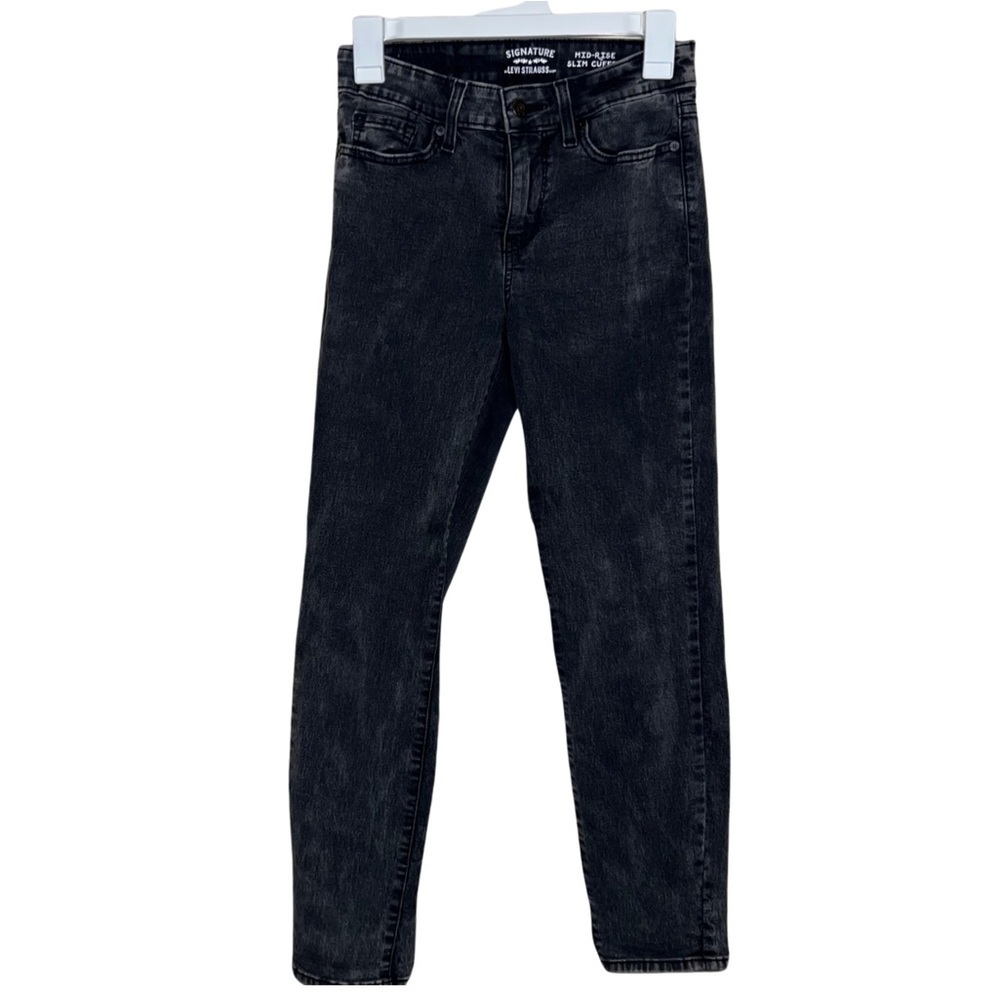 Levi’s Signature Mid Rise Slim Cuff Women’s Jeans Size 26/2